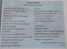 Maybe you would like to learn more about one of these? Bahasa Jawa Soal 1 Geguritan Wutah Getihku Iku Anggitane Sapa 2 Sing Padhang Sumringah Brainly Co Id