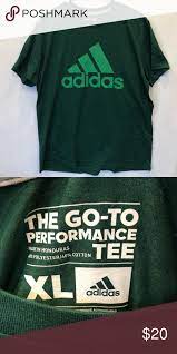 Adidas Green Logo T Shirt Size Xl Adidas Green Tshirt Logo Green Logo