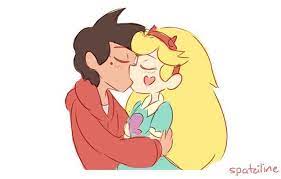 Starco Kiss I Haven T Drawn These Children Kissing Since The First Kiss For The First Starco Week Have I P Starco Star Vs The Forces Of Evil Star Butterfly