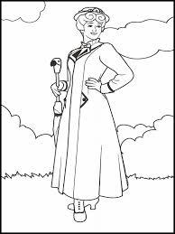Mary Poppins Para Colorear