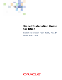 Siebel Installation Guide For Unix Manualzz Com