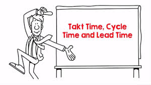 takt time cycle time and lead time