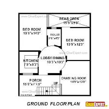 House Plan For 30 Feet By 30 Feet Plot Plot Size 100 Square Yards Gharexpert Com 2bhk House Plan New House Plans House Map