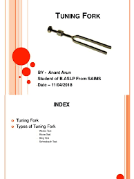 Image result for Tuning Fork Test