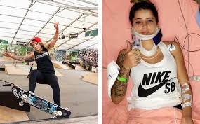 Musa do skate, leticia bufoni posa nua para revista espn. Brazilian Skateboarder Leticia Bufoni Takes Insane Fall On Live Television