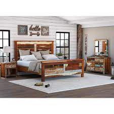 Or do you simply love the rustic style? Eunola Reclaimed Wood 4 Piece Bedroom Set