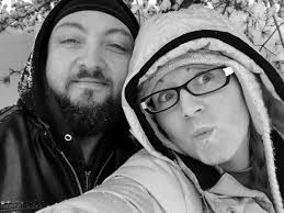 The idiot in this picture didn't know it at the time but he was already  sharing her