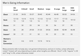 Patagonia Size Chart Bedowntowndaytona Com