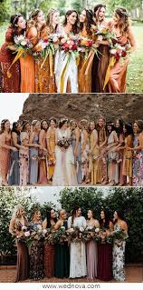 Mixing Fabrics Bridesmaid Dresses 12 Ideas To Pull It Off Beautifully Bridesmaid Dresses Floral Print Floral Bridesmaid Dresses Burgundy Bridesmaid Dresses