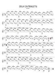 Comment jouer au piano jeux interdits part 2 2 french with english subtitles. Partition Piano Jeux Interdits Facile Partition Piano Partition Guitare Classique Partition Guitare Gratuite