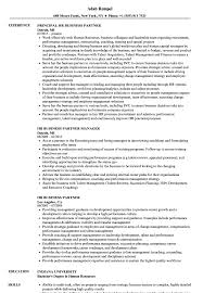 What about their business stuck out to you as a professional? Hr Business Partner Resume Samples Velvet Jobs