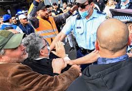 Thousands of people took to the streets of sydney and other australian cities on saturday to protest lockdown restrictions amid another surge in cases, and police made several arrests after crowds. Covid 19 Coronavirus Anti Lockdown Protests In Sydney Melbourne Nz Herald