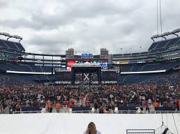 Gillette Stadium Section 143 Row 10 Seat 4 One Direction