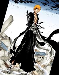 Just really badass colored manga image of Ichigo being the GOAT : r/bleach