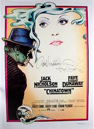 Chinatown" autographed by JACK NICHOLSON and FAYE DUNAWAY