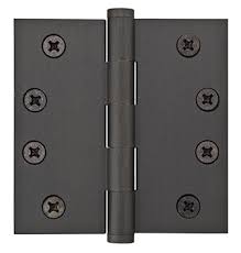 96214 emtek 4 inch solid brass heavy duty door hinges with square corners