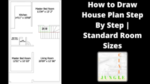 And others not less than 7.5 sq. Standard Room Size How To Draw House Plan Step By Step