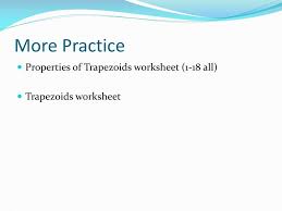 A key characteristic of trapezoids is that they have a set of parallel lines—lines that never intersect. Ppt Trapezoids Powerpoint Presentation Free Download Id 2164649