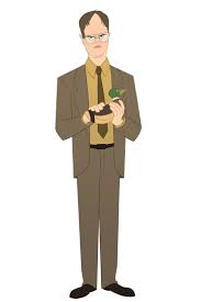 The Office Animated Characters Dwight Schrute The Office Characters Office Cartoon The Office