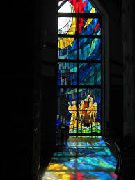 For the light through the stained glass windows, set the visible light parameter in the light's general settings to volumetric and you should get visible shafts of light colorized by the glass. The Sun Shining Through Stained Glas Always Leaves A Warm Pleasant Feeling Vitrais Janelas