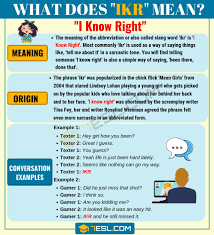 Ikr Meaning What Does Ikr Mean And Stand For 7 E S L Learn English Words Slang Words English Words