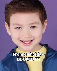 James did it! He is now officially booked for the commercial he was