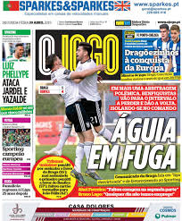 Jornal diário desportivo que segue toda a atualidade desportiva com independência e rigor jornalístico. Capa Jornal O Jogo 29 Abril 2019 Capasjornais Pt