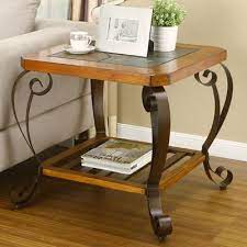 Browse our collection of accent chairs, tables benches, and more. Slate End Table 149 99 Indoor Bistro Table Home Decor Furniture