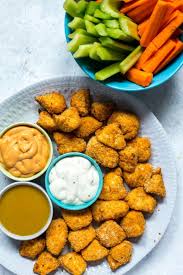 Flip, and cook for 3 more minutes, or until cooked through and 165°f or no longer pink in the middle. Easy Airfryer Chicken Nuggets The Girl On Bloor