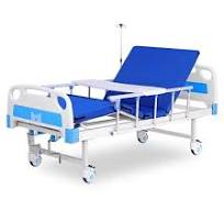 [Hot Item] High Quality and High Standard Hospital Bed Manual Two-Function  Medical Bed 2 Cranks Hospital Bed Nursing Bed ICU Bed