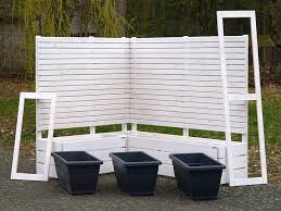 Sichtschutz Ohne Befestigung Zaun Zum Bepflanzen Pflanzkasten Pflanzkasten Pflanzkasten Holz Sichtschutz