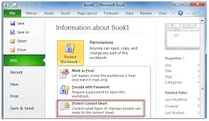 In microsoft excel 2007 or later versions like excel 2019, we want to protect few cells only in a worksheet, then how to do it? Where Is Protect Sheet Command In Excel 2007 2010 2013 2016 2019 And 365