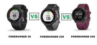 garmin forerunner 45 vs 235 vs 245 compared smartwatch series