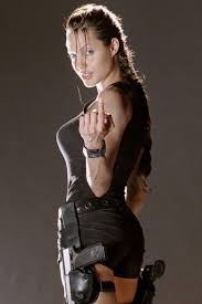 Based on the popular playstation video game series, lara croft: Movies 100 Sexiest Female Characters Ever Lara Croft Angelina Jolie Lara Croft Angelina Tomb Raider Angelina Jolie