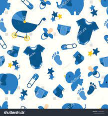 Baby Shower Boy Seamless Pattern For Banner Invitation Card Greeting Card Background Cute Patterns Wallpaper Baby Shower Greeting Cards Baby Boy Background