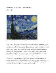 Menurut healthline, psikosis merupakan salah satu penyakit mental yang ditandai antara gangguan hubungan dengan kenyataan. Lukisan Starry Night Karya Vincent Van Gogh Cikimm Com