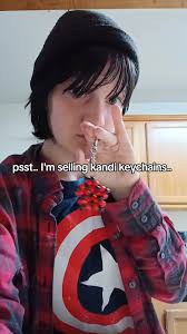 Tie Off Kandi Keychain