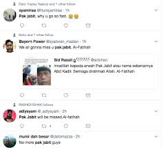 Jenazah pak jabit selamat dikebumikan 7 sept 2017. Tiada Lagi Jkkk Suka Bercakap Kehilangan Pak Jabit Buat Netizen Sebak