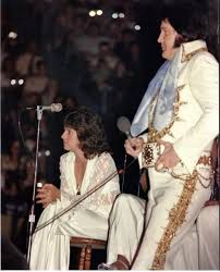 After the concert, I went backstage, and it was Elvis who introduced me to  everyone in attendance. He asked me if I was nervous, and when I replied  that I was very