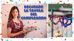 Idee addobbi fai da te per festa 50 anni. Decorare La Tavola Del Compleanno Youtube