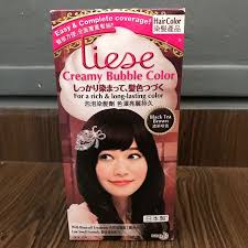 Liese women brown hair colors products. Liese Creamy Bubble Color Black Tea Brown Health Beauty Hair Care On Carousell