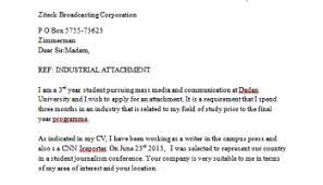 Save yourself some time and look at the correct. Writing An Application Letter For Attachment Letter