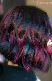 60 Ideas For Hair Color Ideas For Brunettes Ombre Fun Hidden Hair Color Cool Hair Color Oil Slick Hair