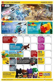 Discuss the lego sets and offerings on lego's own online shop. Lego March 2017 Store Calendar Promotions Events The Brick Fan