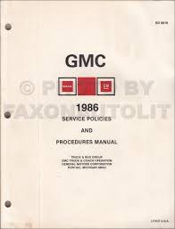 97 s10 dash wiring diagram. 1986 Gmc S15 Chevy S10 Wiring Diagram Original Pickup Truck Blazer Jimmy