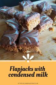 Flapjacks Made With Condensed Milk In 2021 Evaporated Milk Recipes Recipes Using Condensed Milk Milk Recipes