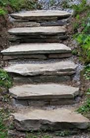 How To Build Stone Steps Into A Hill I Always Wanted To Do This In The Front Yard Of Our House In Ga On The S Flagstone Garden Steps Garden Steps
