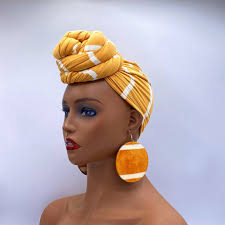 Gold Head Scarf
