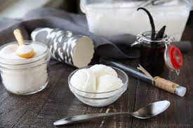 Use the tip of a teaspoon (or the knife) to scrape all the vanilla beans into the saucepan, then toss in the whole vanilla bean pod as well. Easy Vanilla Ice Cream Dessert Now Dinner Later