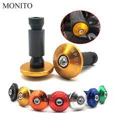 Hot 7 8 Cnc Aluminum Alloy Motorcycle Handlebar Grip Plug Bar End Caps Cycling Bicycle Hand Bar End Cap For Mtb Bike Accessory Grips Aliexpress